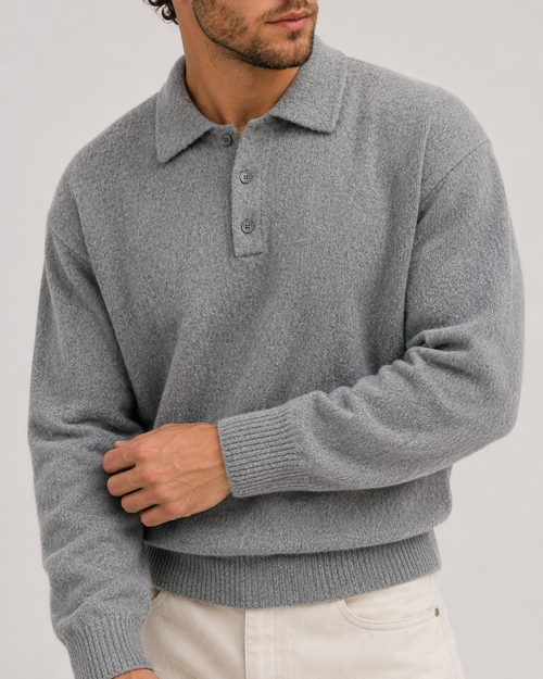 THE MONTROSE BUTTON-UP KNIT