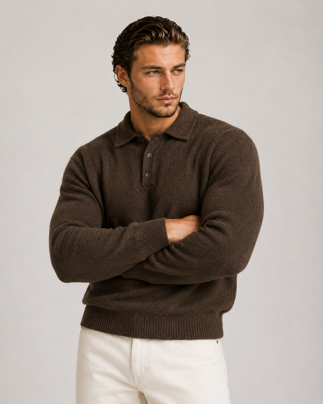 THE MONTROSE BUTTON-UP KNIT