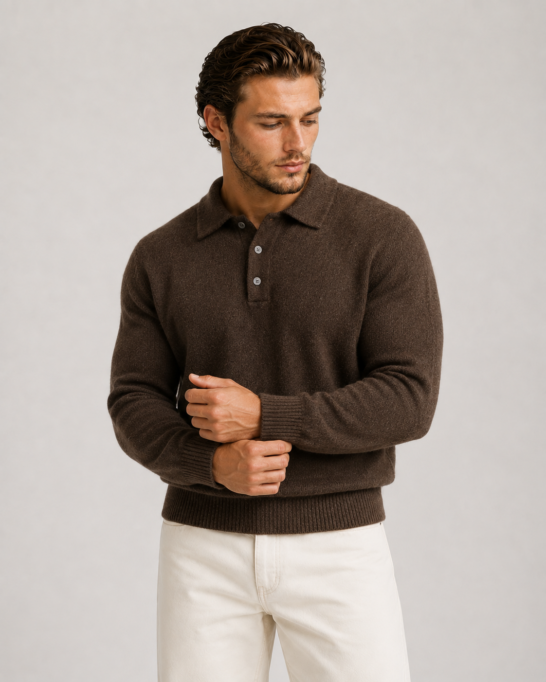 THE MONTROSE BUTTON-UP KNIT