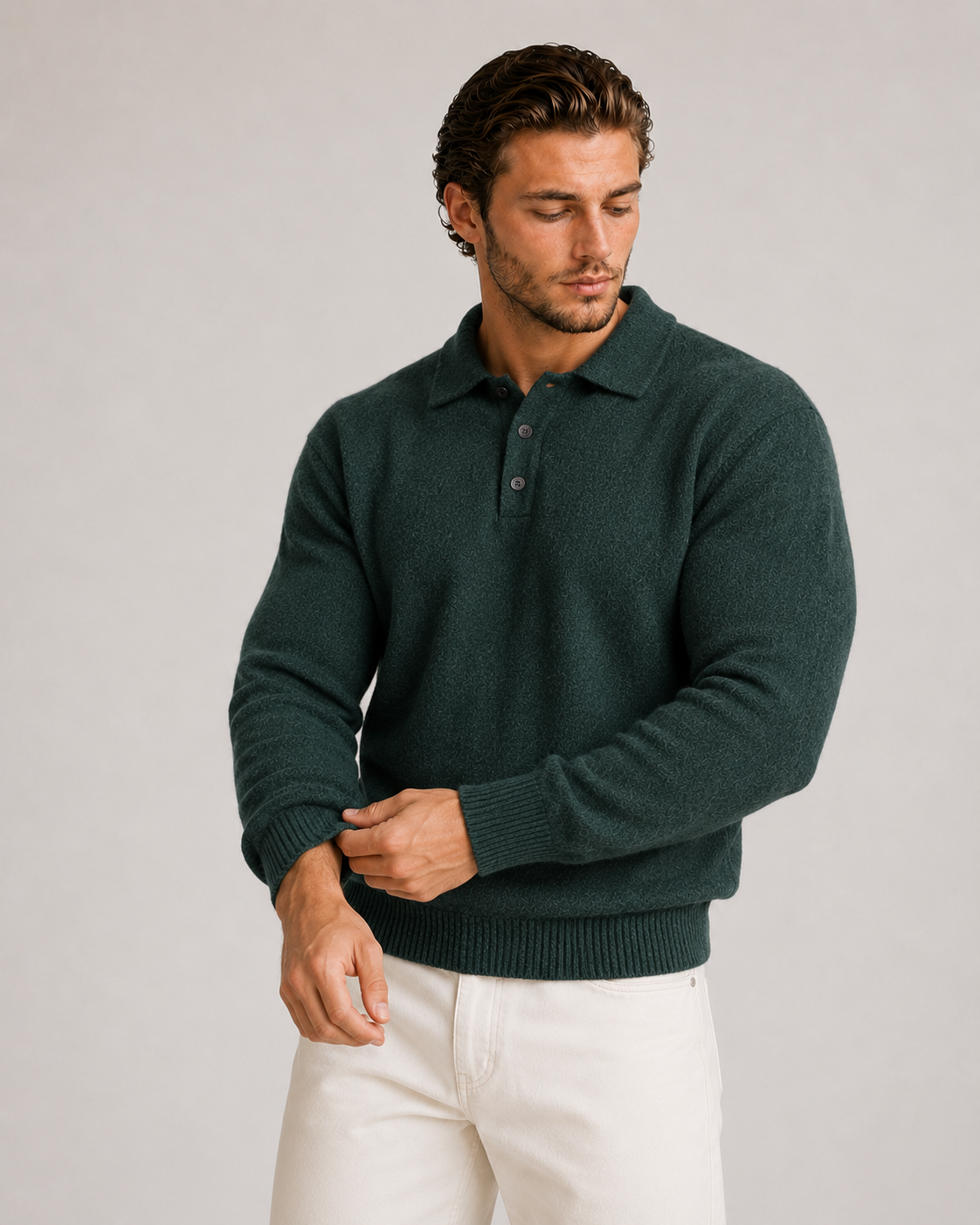 THE MONTROSE BUTTON-UP KNIT
