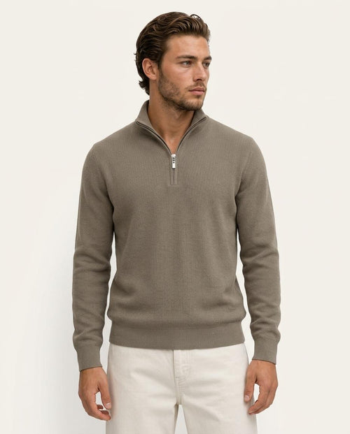 THE AVENOR QUARTER-ZIP SWEATER