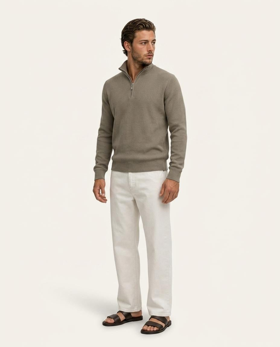 THE AVENOR QUARTER-ZIP SWEATER