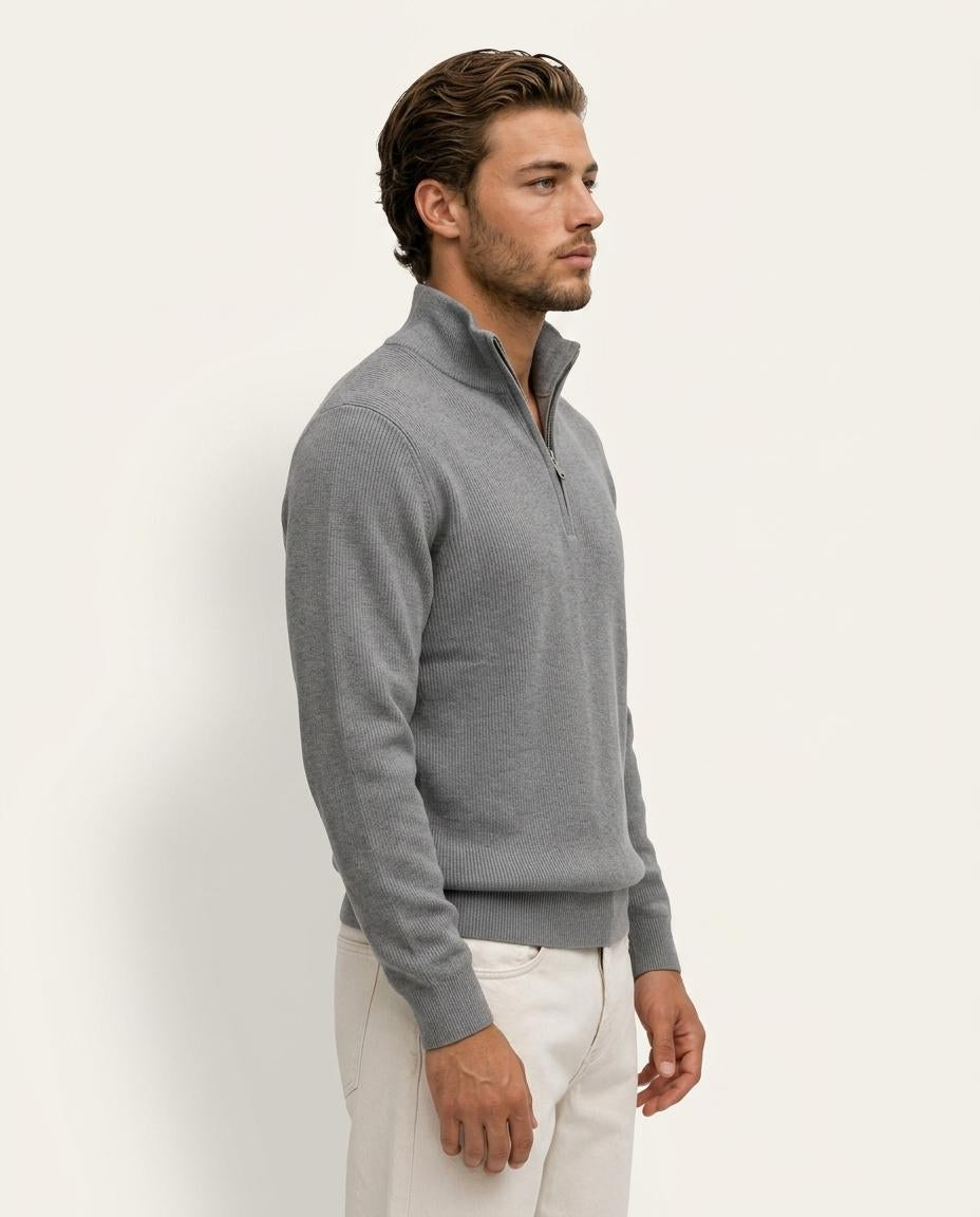 THE AVENOR QUARTER-ZIP SWEATER