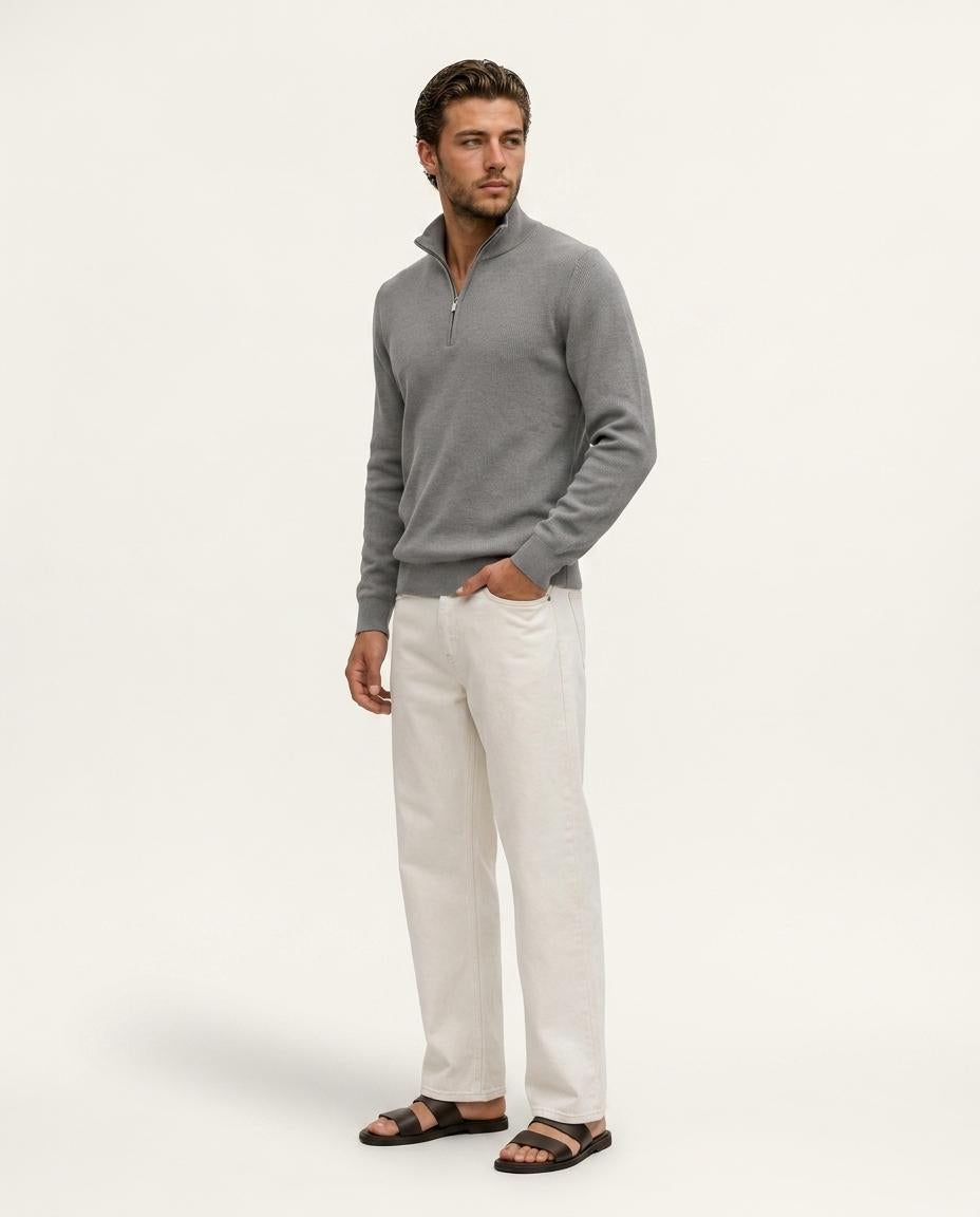 THE AVENOR QUARTER-ZIP SWEATER