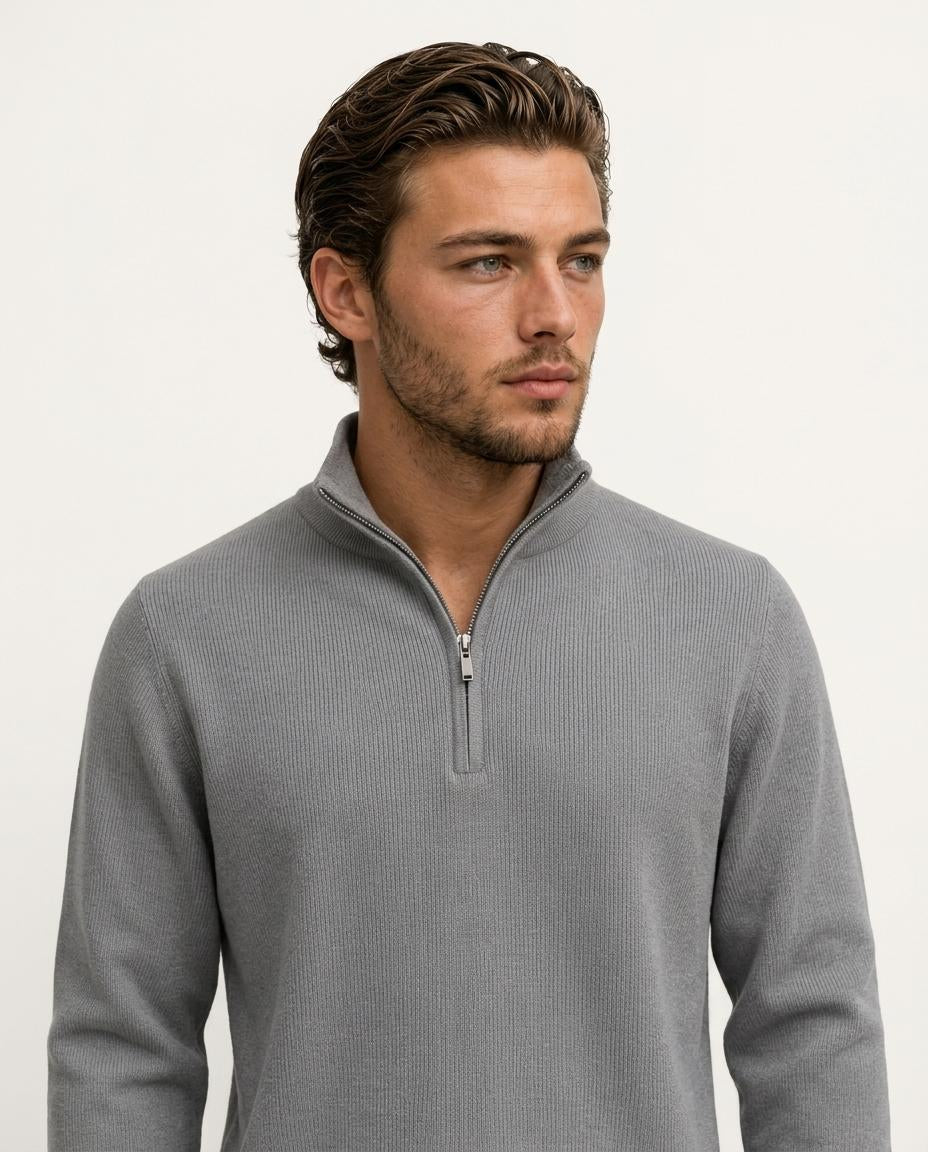 THE AVENOR QUARTER-ZIP SWEATER