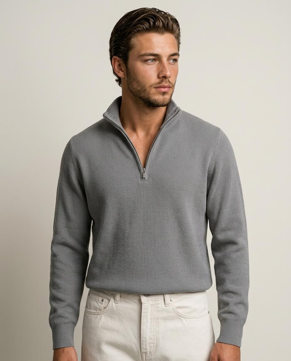 THE AVENOR QUARTER-ZIP SWEATER