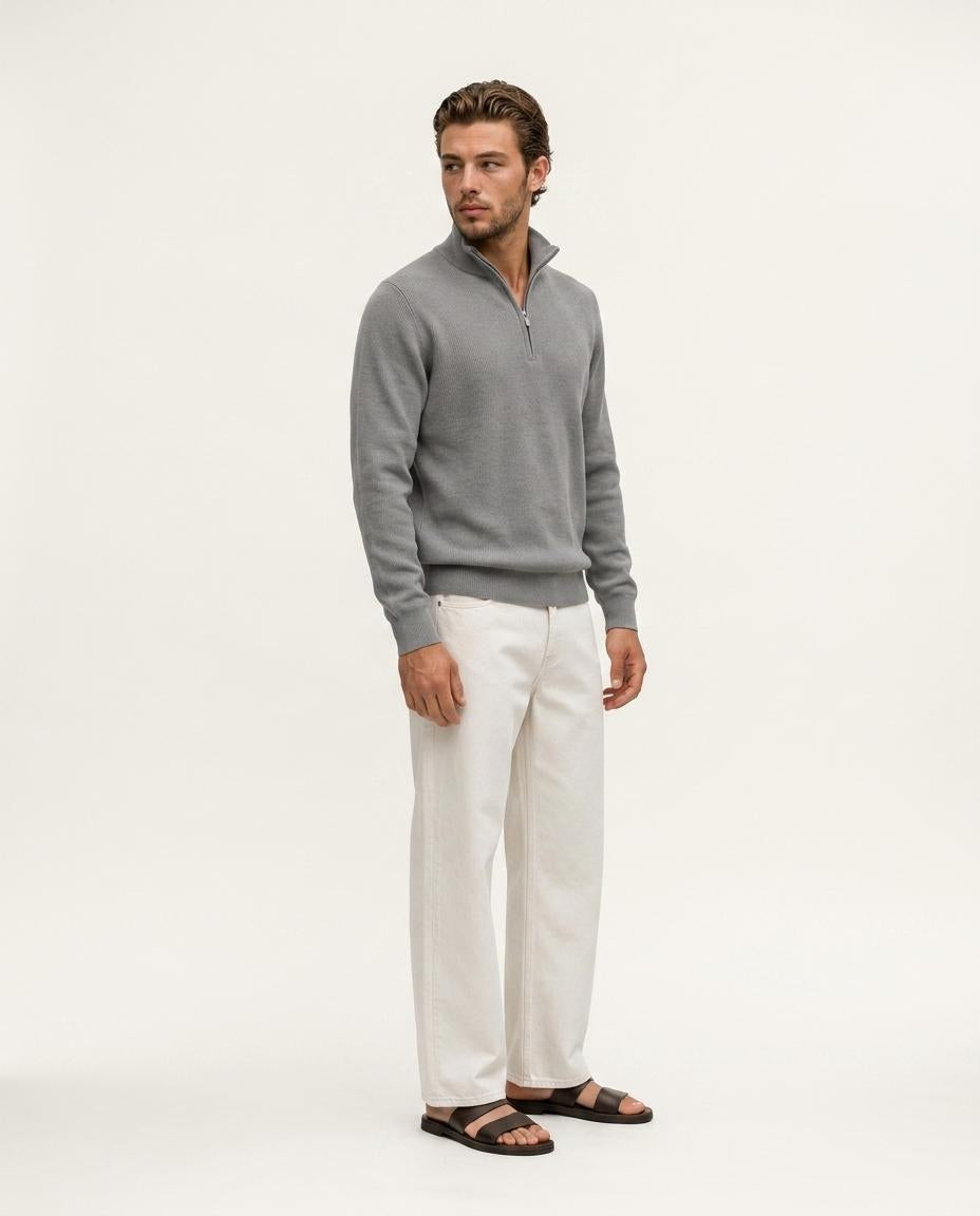 THE AVENOR QUARTER-ZIP SWEATER