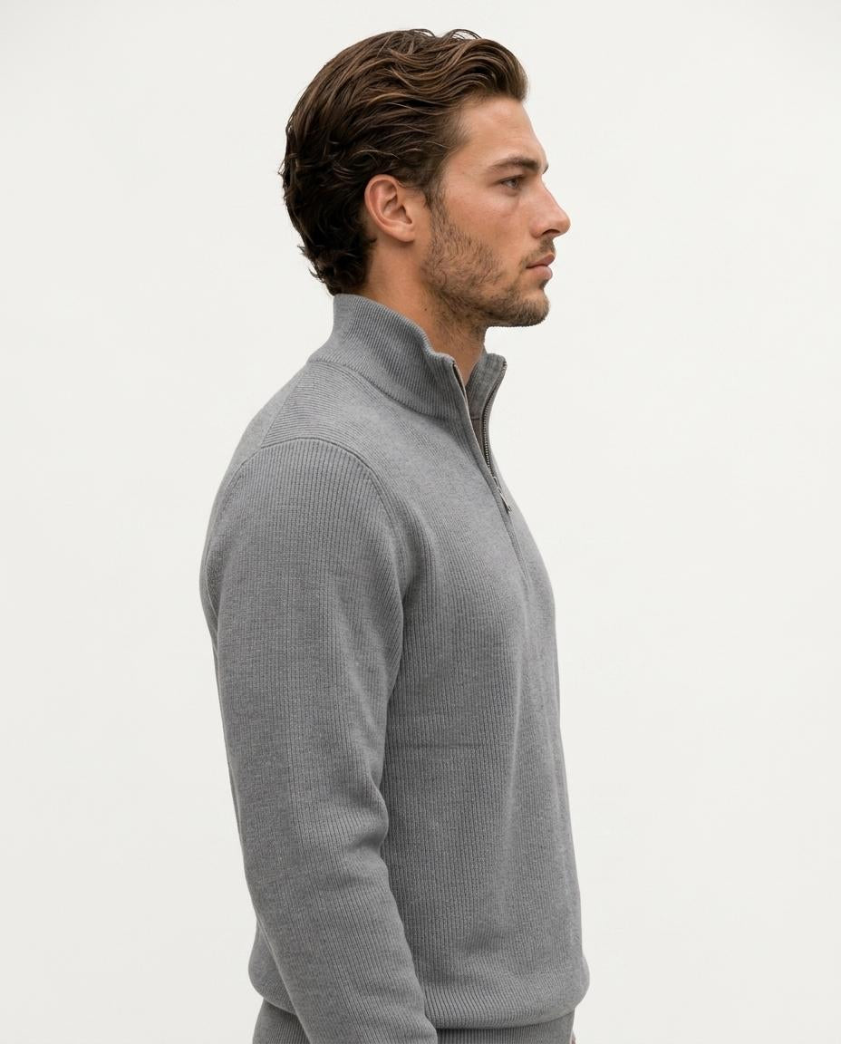 THE AVENOR QUARTER-ZIP SWEATER