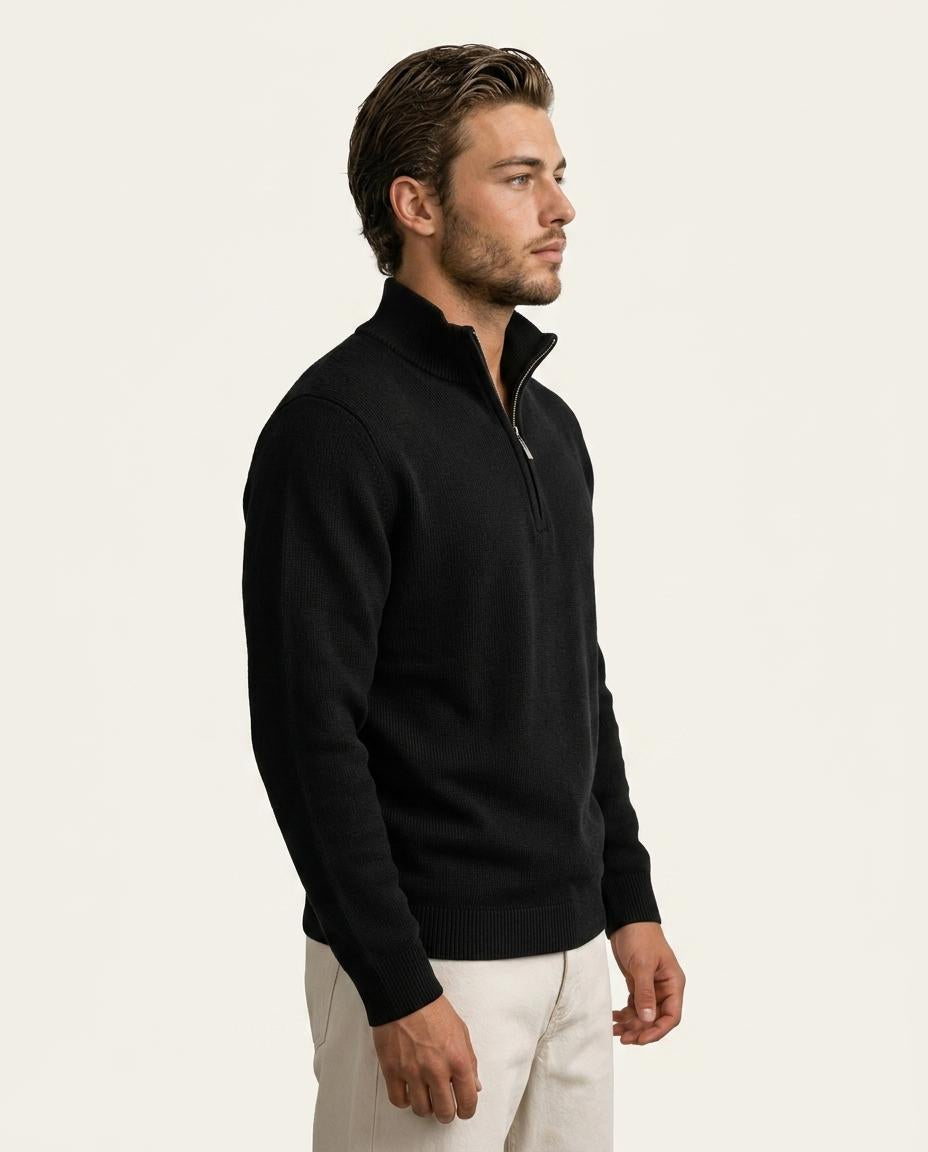 THE AVENOR QUARTER-ZIP SWEATER
