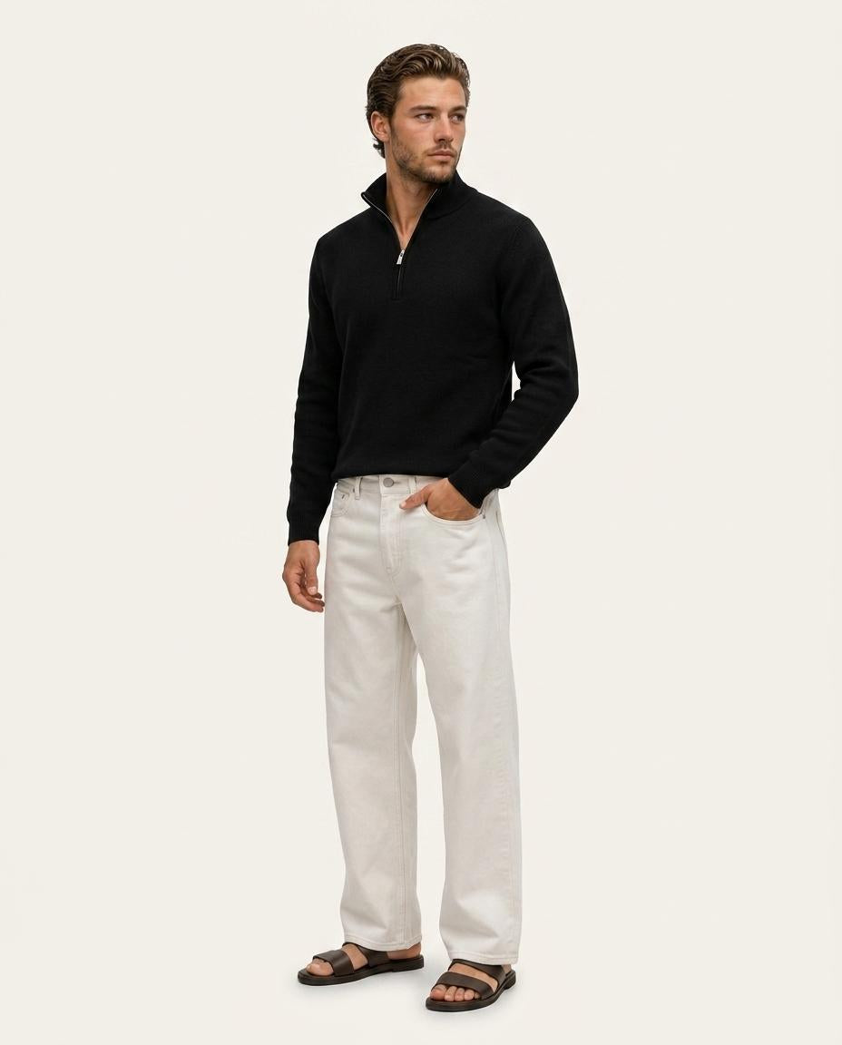 THE AVENOR QUARTER-ZIP SWEATER