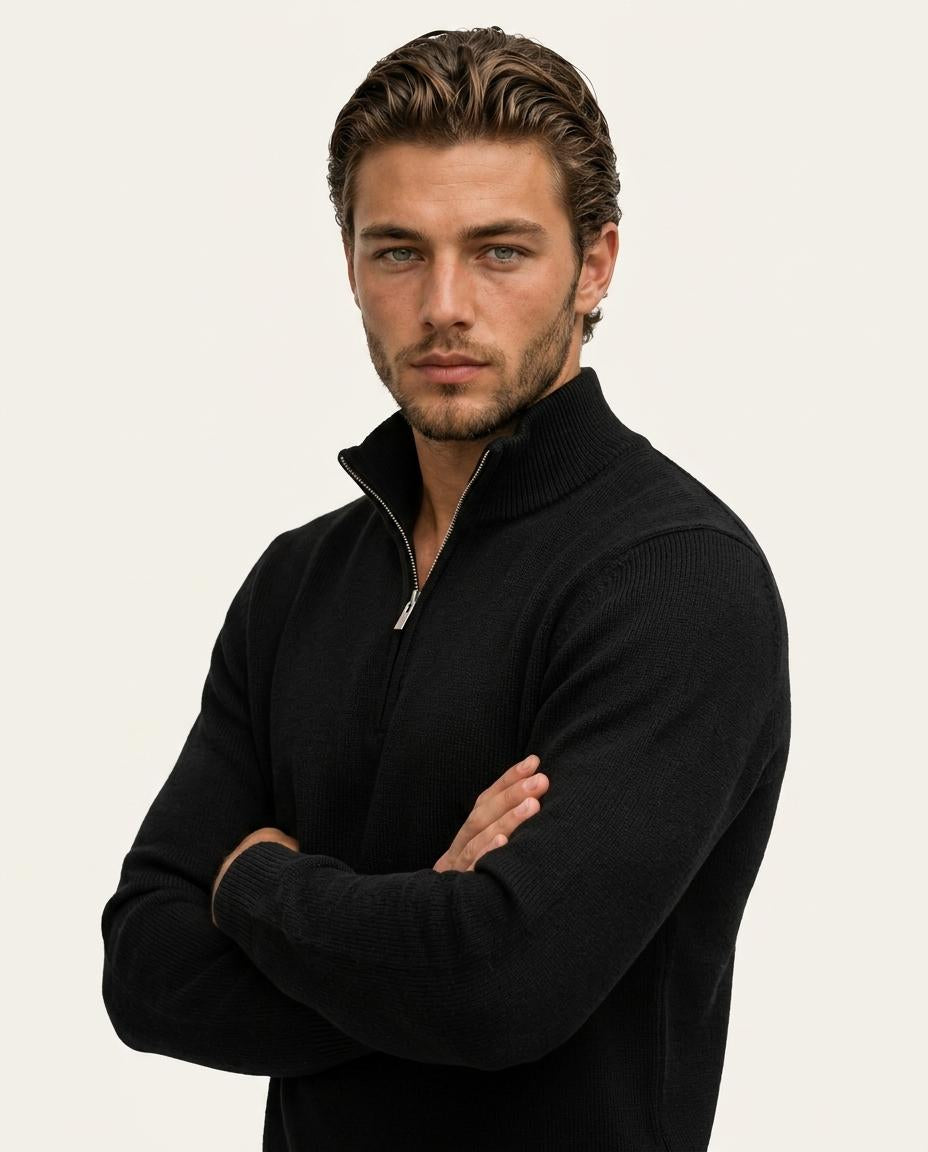 THE AVENOR QUARTER-ZIP SWEATER