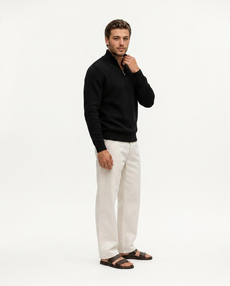 THE AVENOR QUARTER-ZIP SWEATER