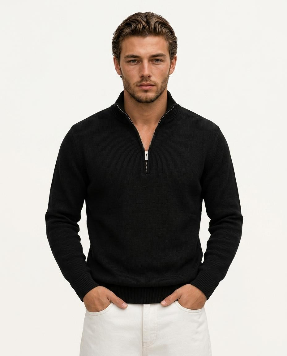 THE AVENOR QUARTER-ZIP SWEATER