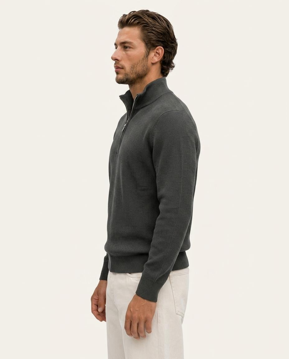 THE AVENOR QUARTER-ZIP SWEATER
