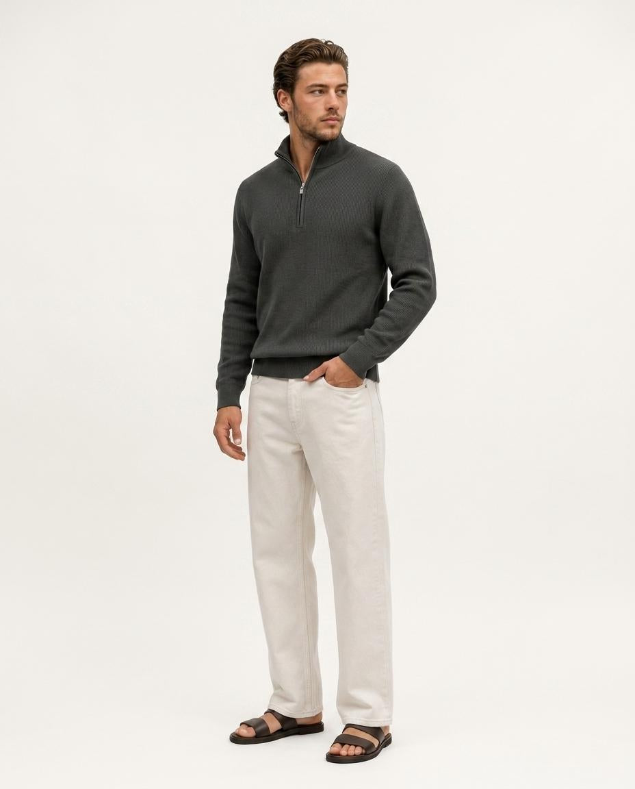 THE AVENOR QUARTER-ZIP SWEATER