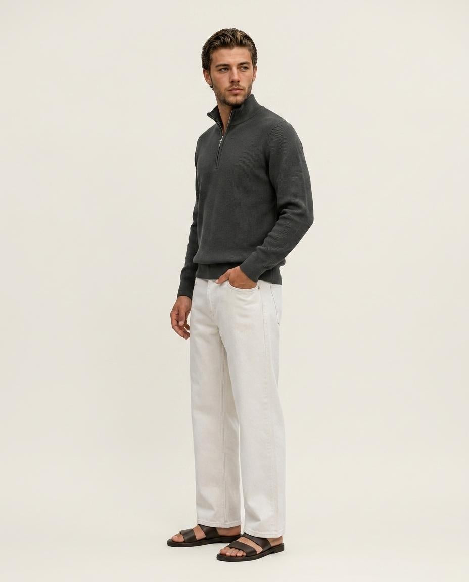 THE AVENOR QUARTER-ZIP SWEATER