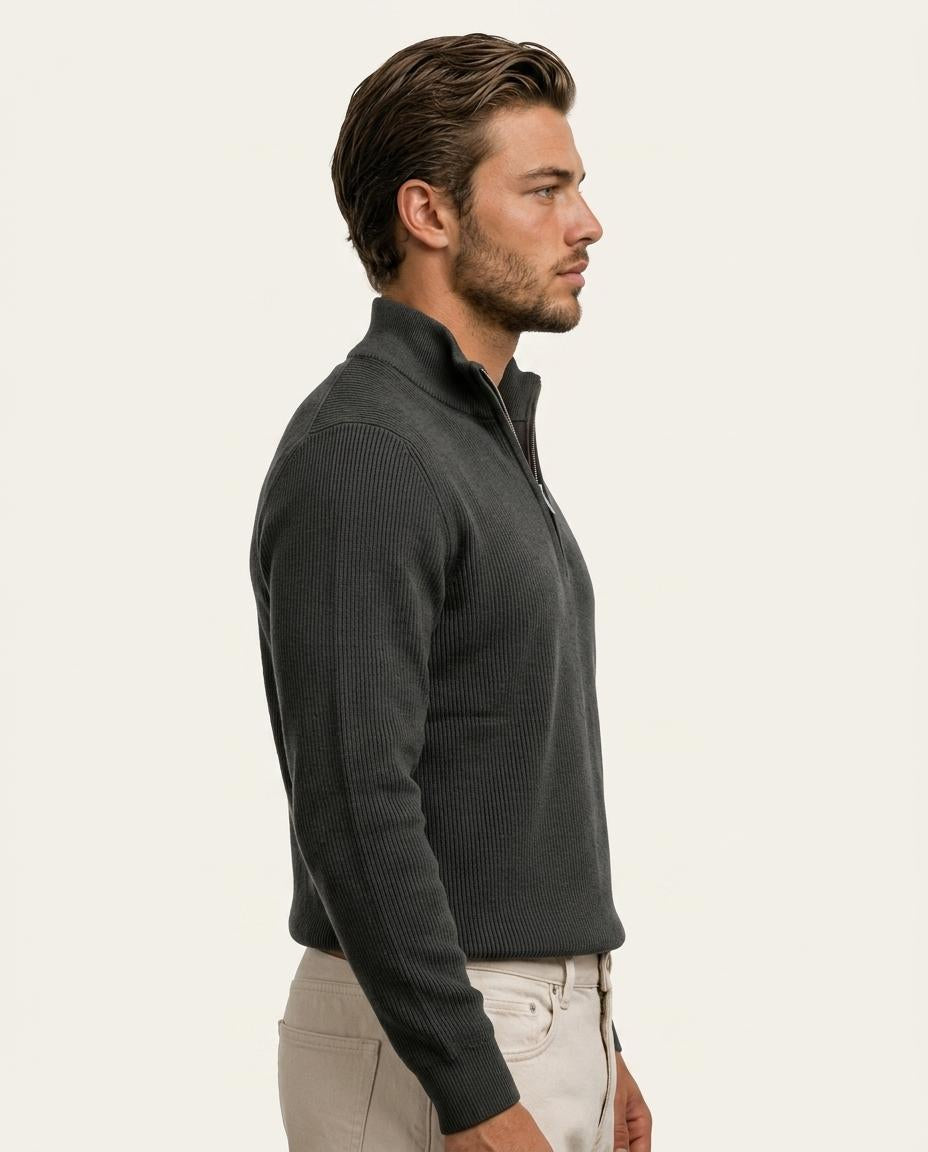 THE AVENOR QUARTER-ZIP SWEATER